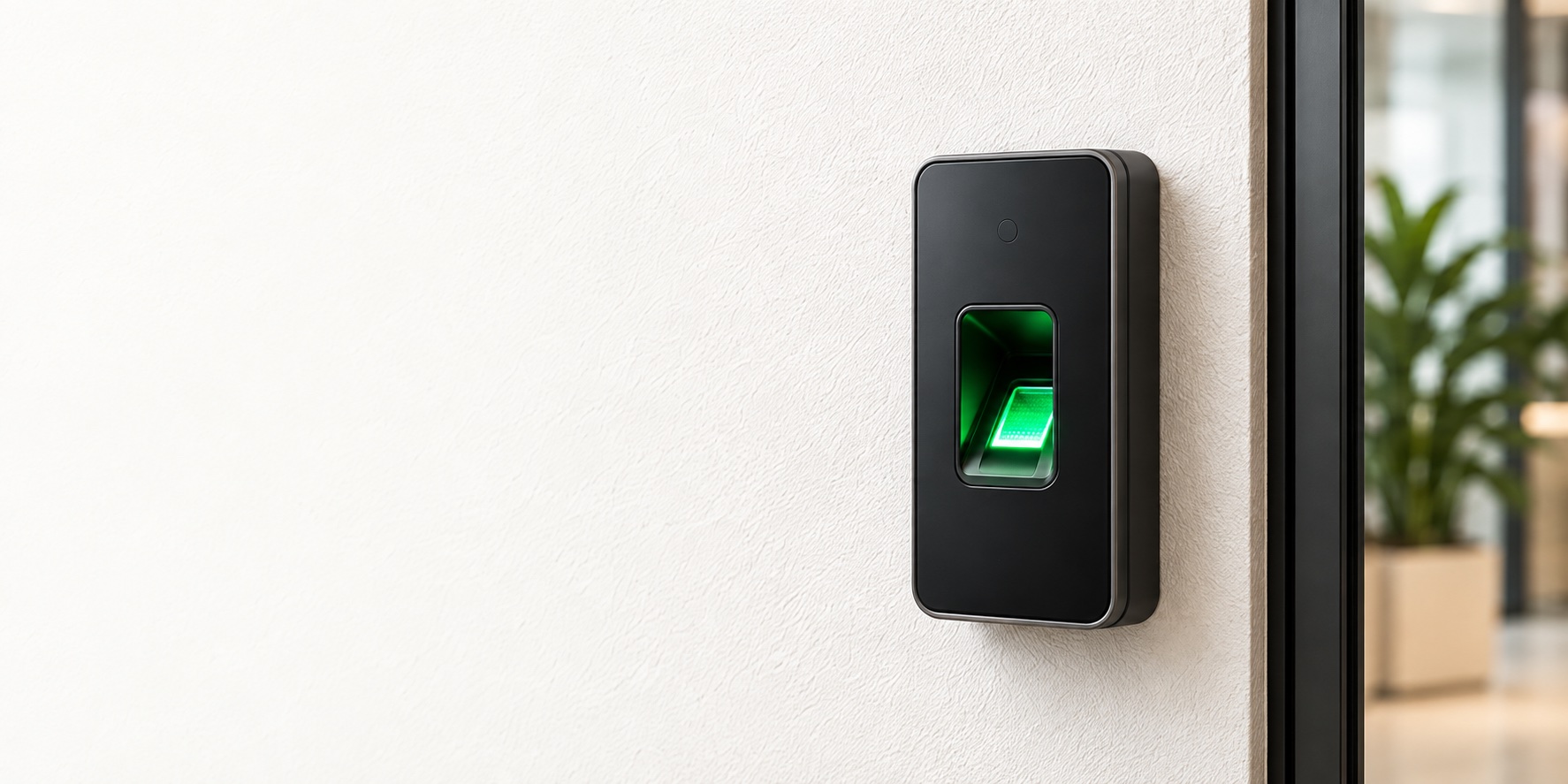 Lector de huellas para control de acceso